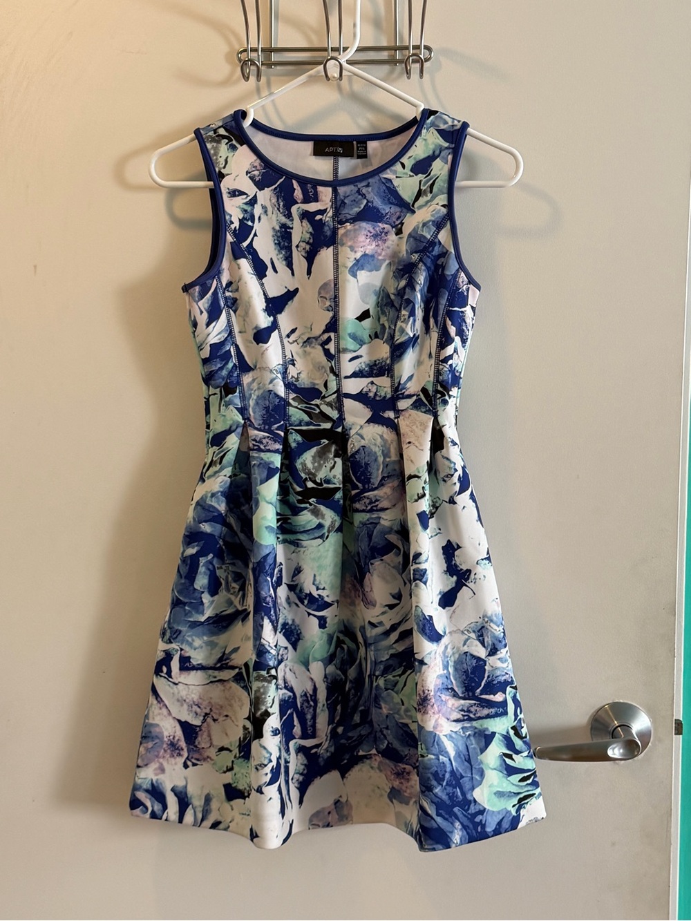 Apt. 9 Floral-Print Fit & Flare Dress with Pockets